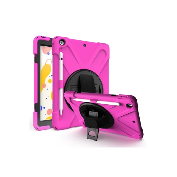 Apple iPad 5 Air 9.7 Kılıf Amazing Tablet Kapak - Pembe ürün görseli 1