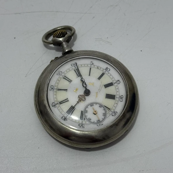 Porselen Kadran Kurmalı Cep Saati 51,25mm 2.El (ARIZALI) ürün görseli 1