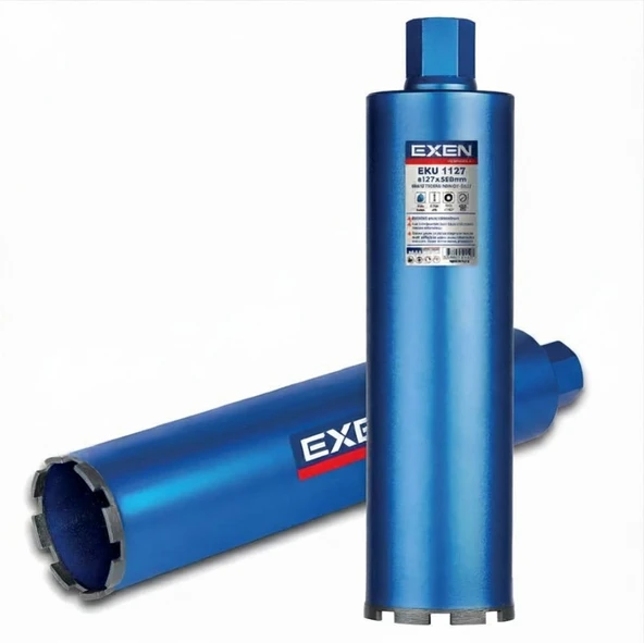 EXEN EKU 1127-127X550 mm ELMAS KAROT UCU (Sulu Kesim) ürün görseli 1
