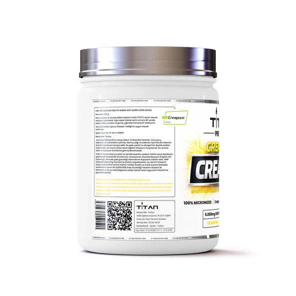 Titan Premium Creapure 250gr-aromasız - Resim 2