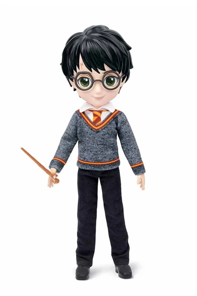 Harry Potter 20 cm Eklemli Figür Lisanslı – Gryffindor Üniformalı, Asalı ve Gözlüklü Wizarding World Koleksiyon Figürü ürün görseli 1