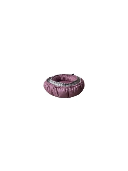 Pet Comfort Sunflower Kedi ve Köpek Yatağı Çift Taraflı Pembe/Gri 60cm ürün görseli 1