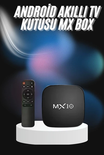 2.4G Wifi Tv Box Medya Oynatıcı TV Uyumlu MX Box Kutusu Android TV ürün görseli 1
