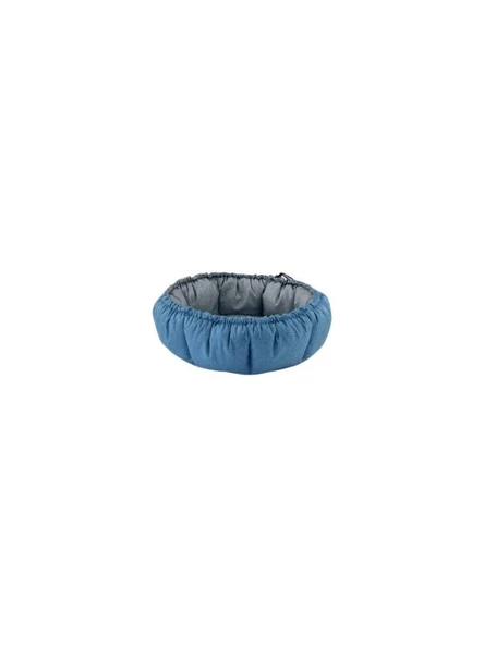 Pet Comfort Sunflower Kedi ve Köpek Yatağı Çift Taraflı Mavi/Gri 85cm ürün görseli 1