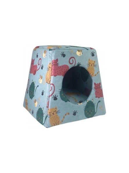 Pet Comfort Iglo Kedi Yatağı Kedi Eco Mint 37x37x3 ürün görseli 1
