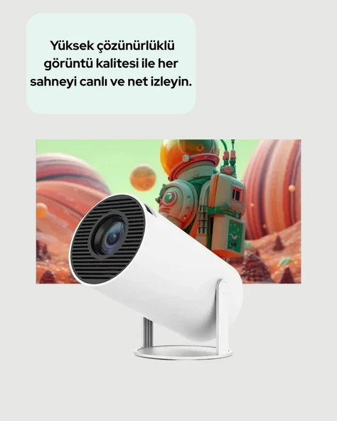 Kablosuz Bağlantılı Ultra Pro Projeksiyon - Resim 2