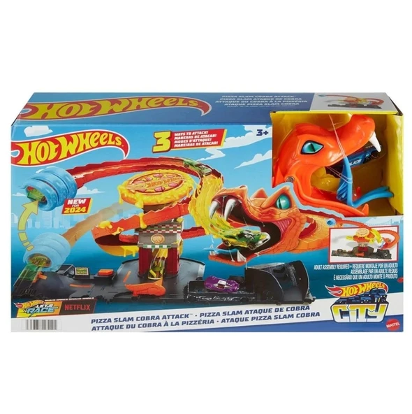 Hot Wheels Pizza Dükkanında Kobra Macerası Oyun Seti HTN81 ürün görseli 1