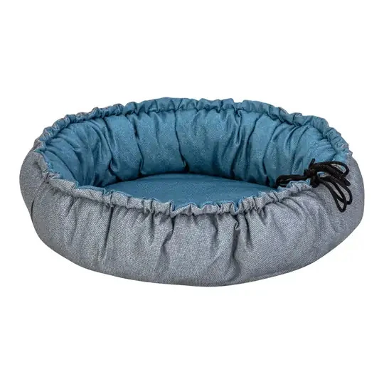 Pet Comfort Sunflower Kedi ve Köpek Yatağı Çift Taraflı Mavi/Gri 60cm ürün görseli 1