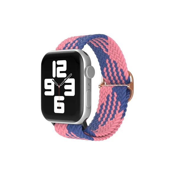 Apple Watch 42mm Kordon (saat Değildir) - Pembe-mavi ürün görseli 1