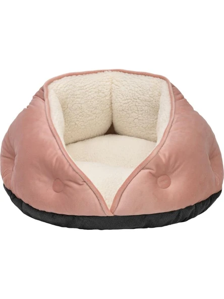 Pet Comfort Paris  Kedi ve Köpek Yatağı Pudra  Pembe 60cm ürün görseli 1