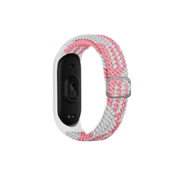 Xiaomi Mi Band 4 Kordon (saat Değildir) - Pembe-beyaz ürün görseli 1