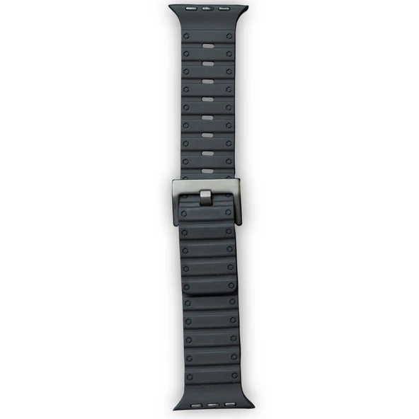 Apple Watch 42mm Magnus Mıknatıslı Silikon Kordon (saat Değildir) - Siyah ürün görseli 1
