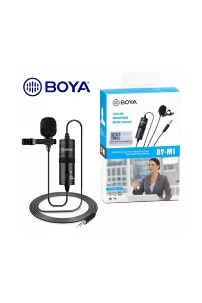 Boya BY-M1 Kablolu Yaka Mikrofonu - Resim 8