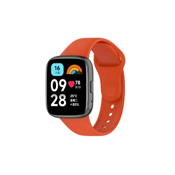Xiaomi Redmi Watch 3 Active Klasik Kordon (saat Değildir) - Turuncu ürün görseli 1