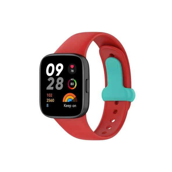 Xiaomi Redmi Watch 3 Origin Silikon Kordon (saat Değildir) - Kırmızı ürün görseli 1