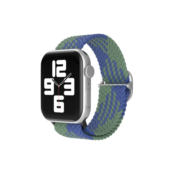 Apple Watch 38mm Kordon (saat Değildir) - Yeşil-lacivert ürün görseli 1