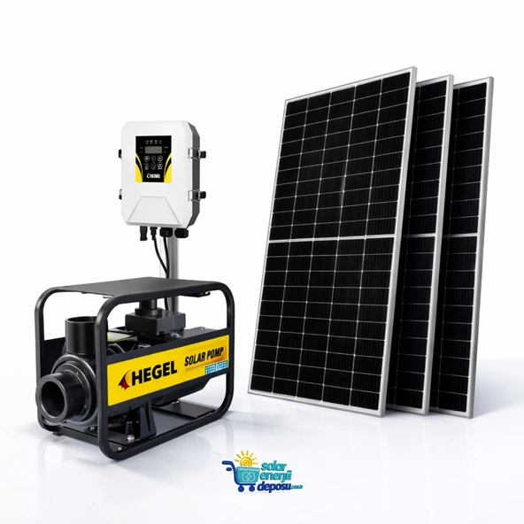 Hegel 72 Volt 1100W Salyangoz Yüzey Pompalı Tarımsal Sulama Paketi ürün görseli 1