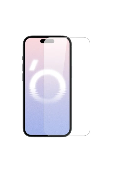 İphone 16 Plus Uyumlu Kılıf Dostu Ön Koruma Cam Ekran Koruyucu - Şeffaf ürün görseli 1