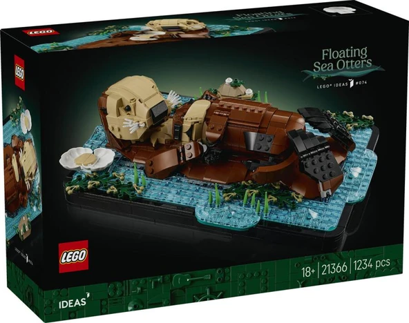 LEGO Ideas 21366 Floating Sea Otters ürün görseli 1