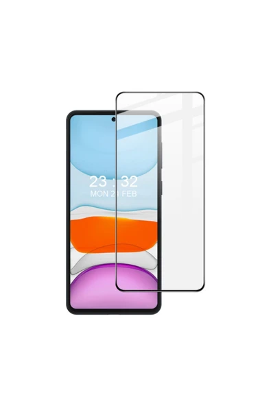 Oppo A60 Uyumlu 5D Glas Full Cam Koruyucu (Siyah) NT-111492 ürün görseli 1