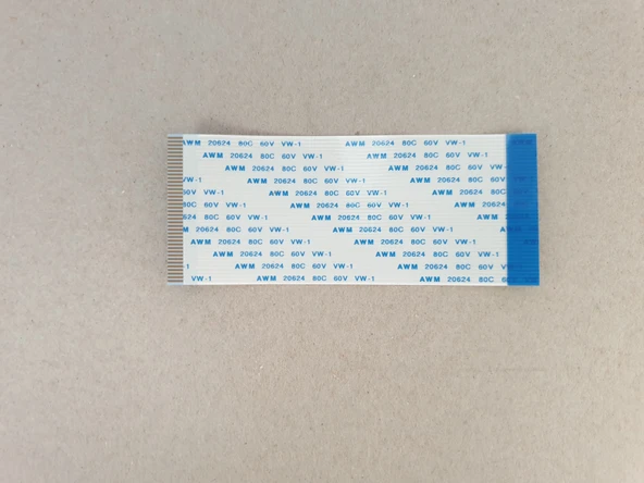 40 Pin 10cm Ters 1mm Adımlı Esnek Flex Kablo Awm 20624 80c 60v Şerit Fleks Film ürün görseli 1