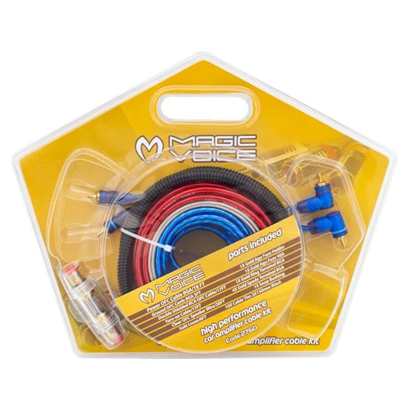 Magicvoice MV-2760 8GA Oto Anfi Kablo Seti - Resim 3