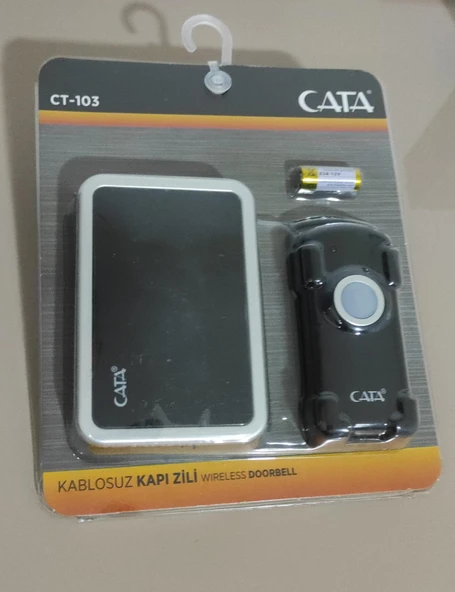 CATA Ct-103 Uzaktan Kumandalı Zil SİYAH ürün görseli 1