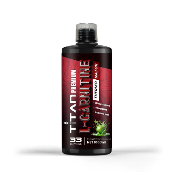 Titan Premium 3000 Thermo L-Carnitine 1000 mL Yeşil Elma ürün görseli 1