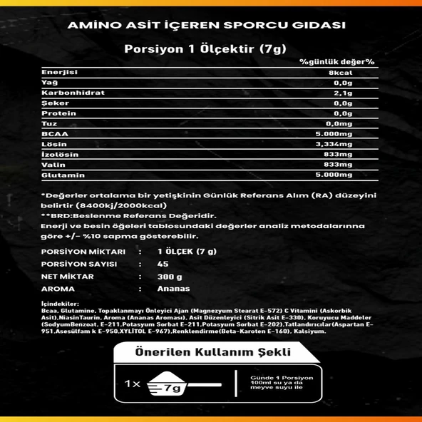 Titan Premium Bcaa 300 Gr-Karpuz - Resim 3