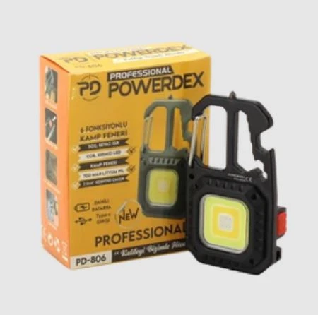 Powerdex PD-806 Çok Fonksiyonlu Mini Projektör Kamp Lambası ürün görseli 1