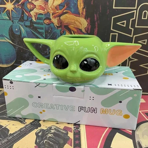 Baby Yoda Kupa Bardak ürün görseli 1