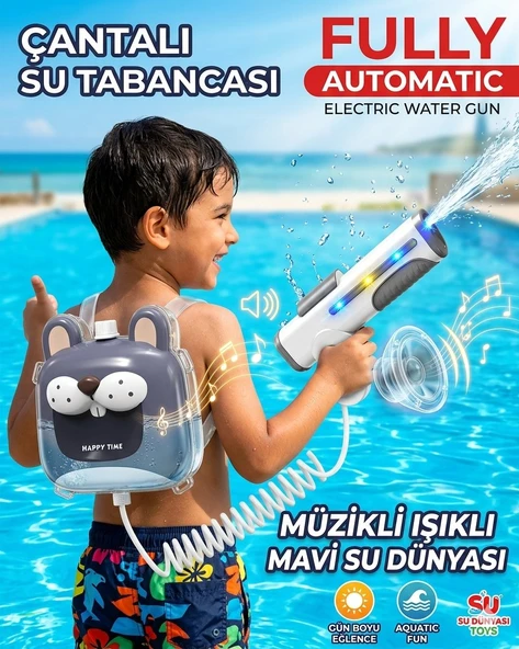 Çantalı Su Tabancası Müzikli Işıklı ürün görseli 1