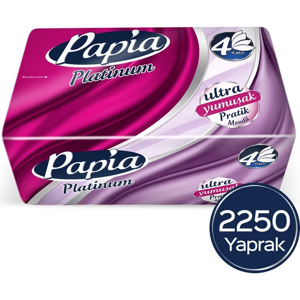 Platinum Pratik Mendil 125'li (18 Paket X 125 Yaprak) ürün görseli 1
