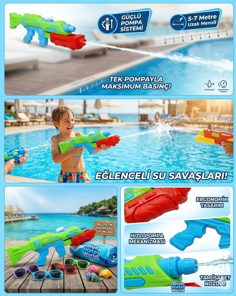 Keleşli Pompalı Su Tabancası ürün görseli 1