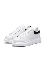 Alexander McQueen Beyaz Siyah - Resim 4