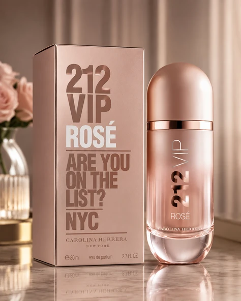 Carolina Herrera 212 Vip Rose Edp Kadın Parfüm 80 Ml ürün görseli 1