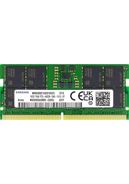 16 GB DDR5 SAMSUNG 4800 MHZ CL40 NOTEBOOK RAM ürün görseli 1