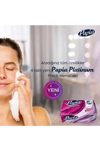 Platinum Pratik Mendil 1125 Yaprak - Resim 4