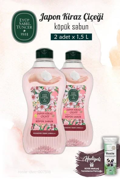 Köpük Sabun Japon Kiraz 2 Adet 1.5 L ve ROSIE ürün görseli 1