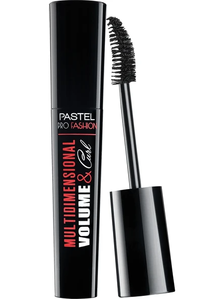 Pastel Profashion Multidimensional Volume & Curl Maskara Black ürün görseli 1