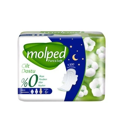 Pure&Soft Gece Ped 6 Adet ürün görseli 1