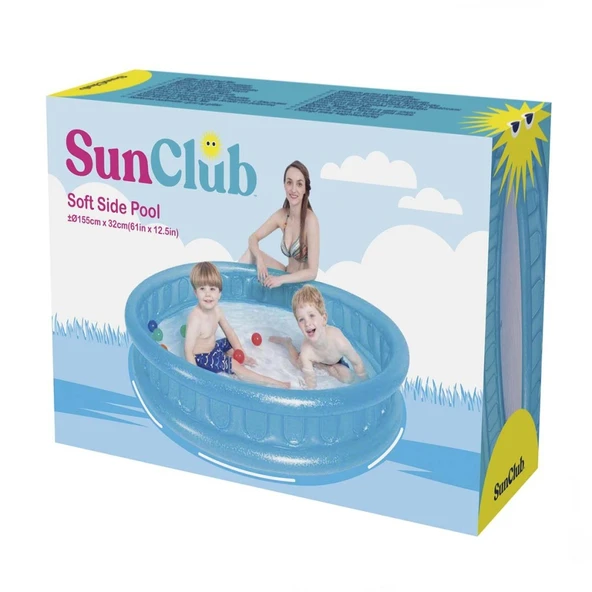 NessiWorld Jilong Club Mavi Yuvarlak Havuz 51004 ürün görseli 1