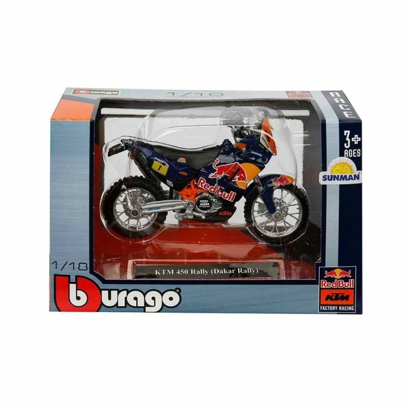51070 NessiWorld-BUR-1:18 Motor Red Bull KTM 450 2 Asorti ürün görseli 1