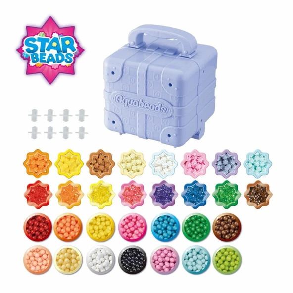 31913 AquaBeads Mega Boncuk Çantası 3000 parça +4 yaş ürün görseli 1