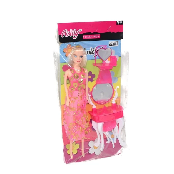 02260  Anlily Makyaj Masalı Bebek / Kartela / +3 yaş ürün görseli 1