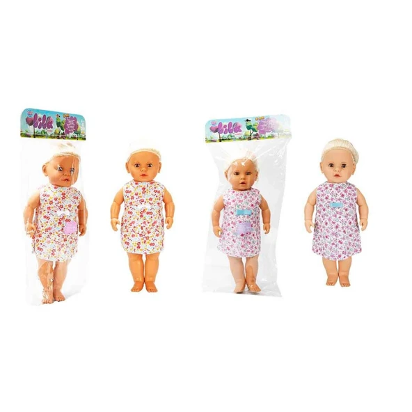 NessiWorld Lila Sesli Saçlı Et Bebek ürün görseli 1
