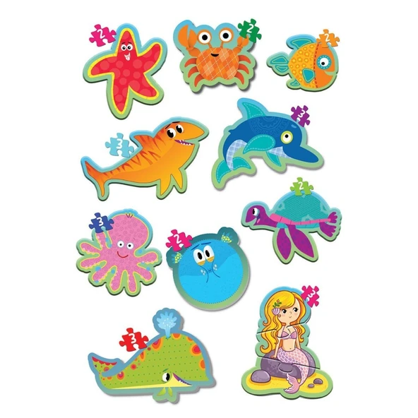 1710 BABY PUZZLE BENİM İLK PUZZLEM DENİZ CANLILARI ürün görseli 1