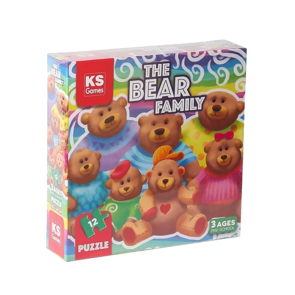 PRS 32705 The Bear Family Pre School Puzzle -NessiWorldPuzzle ürün görseli 1