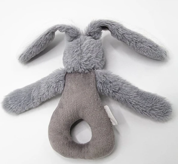 Tutmalı Peluş Mini Tavşan 842 Gri ürün görseli 1