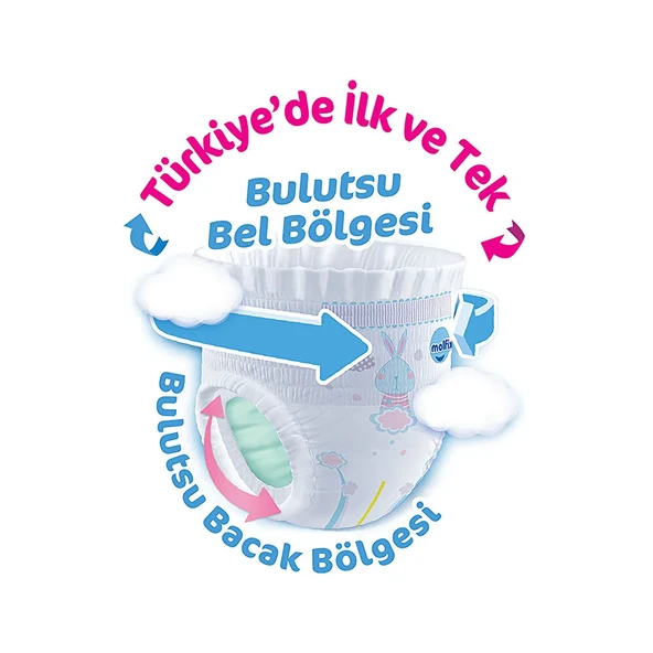 Külot Bez Ultra Fırsat Paketi 6 Beden 15+ Kg 58 Adet ürün görseli 1